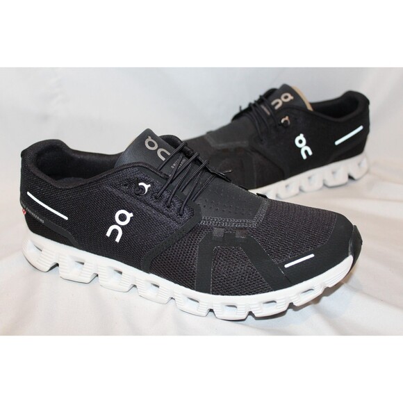 NIB ON CLOUD WOMEN'S CLOUD 5 RUNNING SHOES SNEAKERS BLACK WHITE 11 NIB - Picture 6 of 6